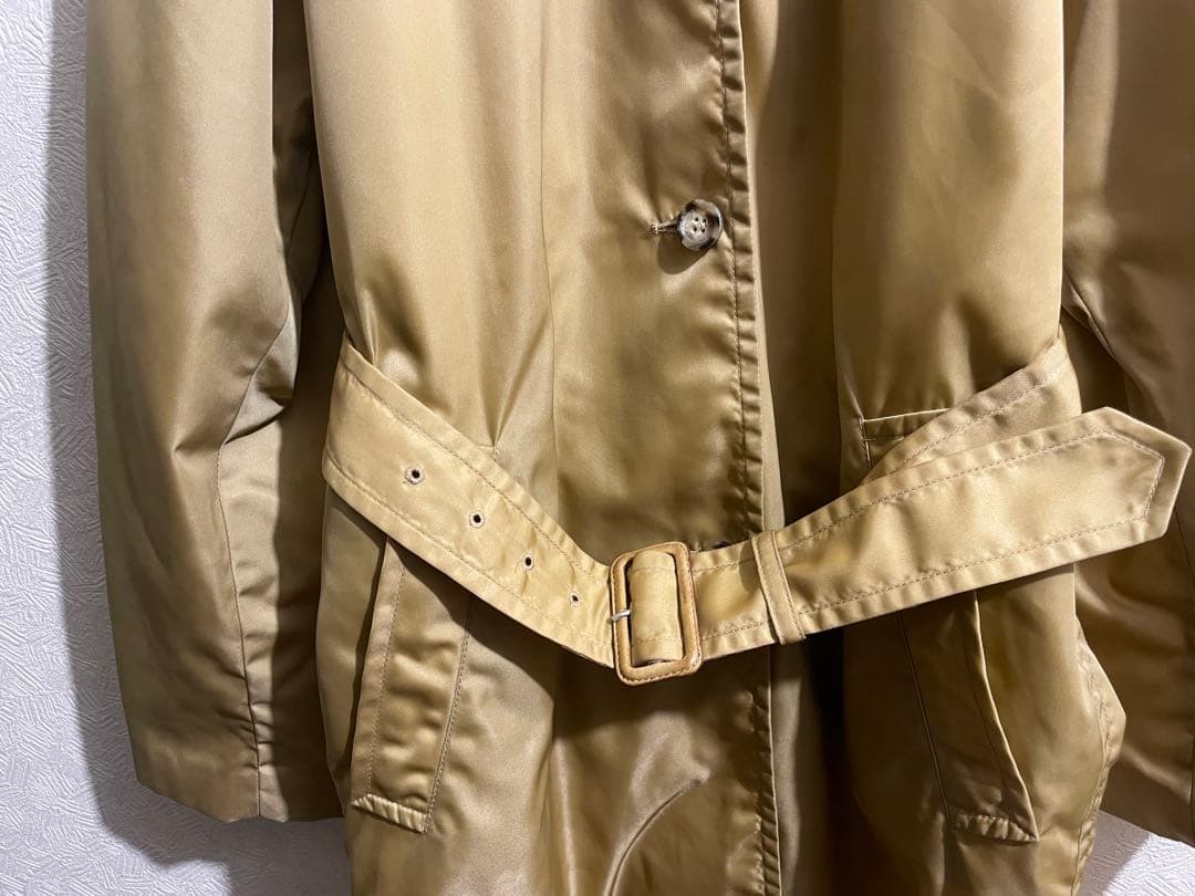 イタリア製 PRADA ナイロン ステンカラー コート / プラダ トレンチ