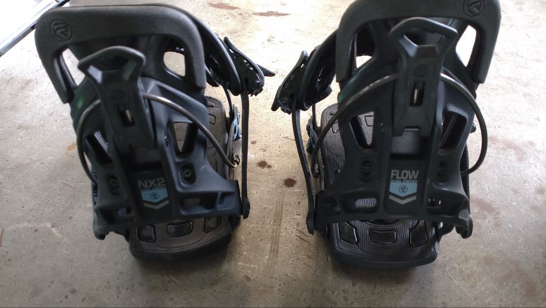 Flow NX2 ブラック スノーボードビンディング Ｌサイズ