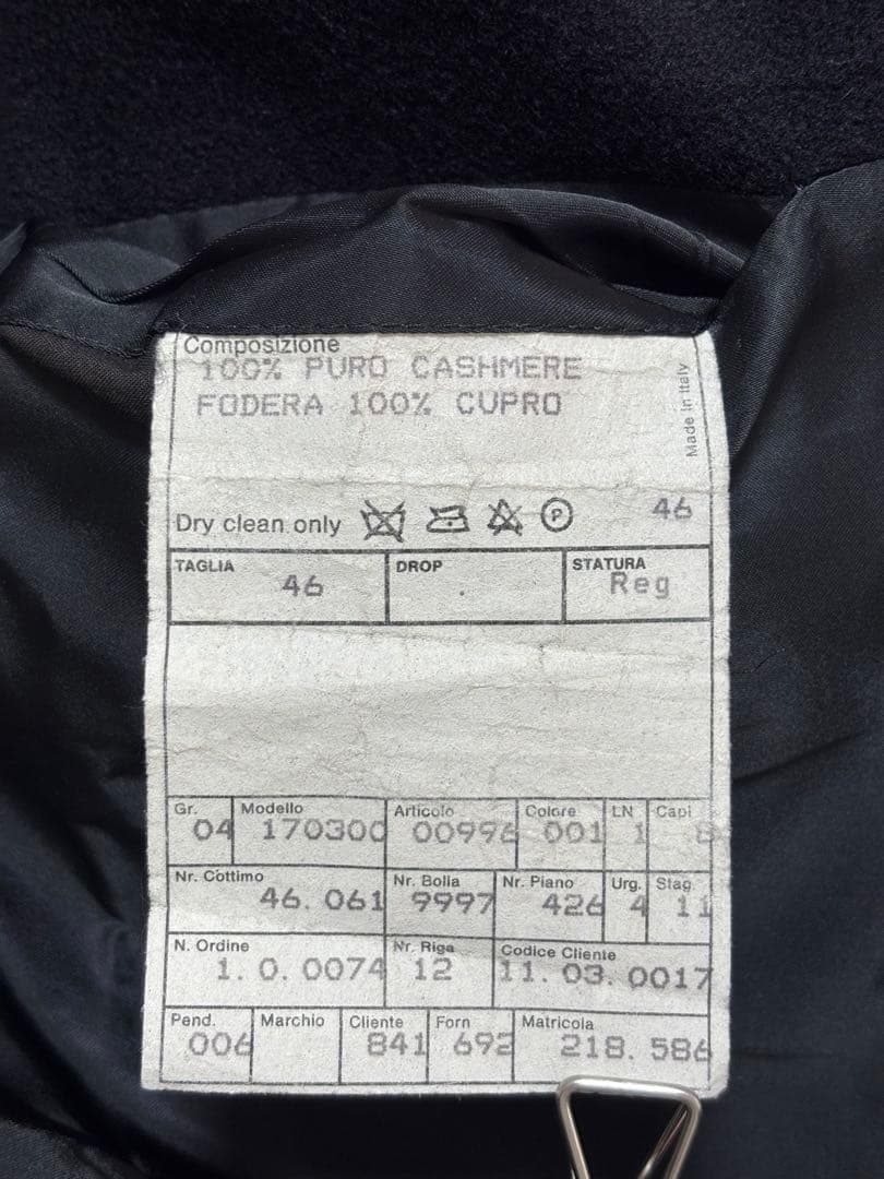 イタリア製 LARUSMIANI ロロピアーナ カシミヤロングコート ベルト付き