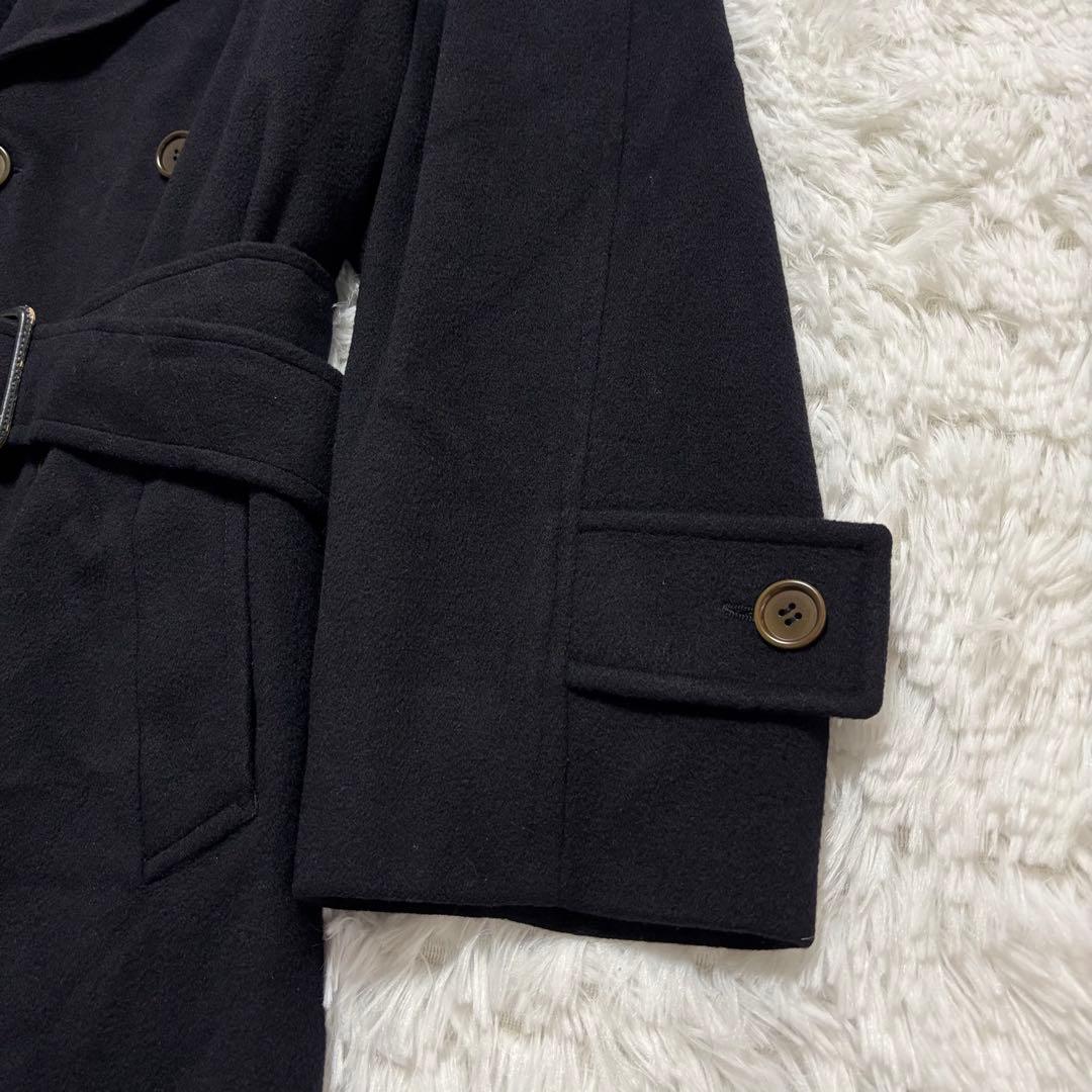 イタリア製 LARUSMIANI ロロピアーナ カシミヤロングコート ベルト付き