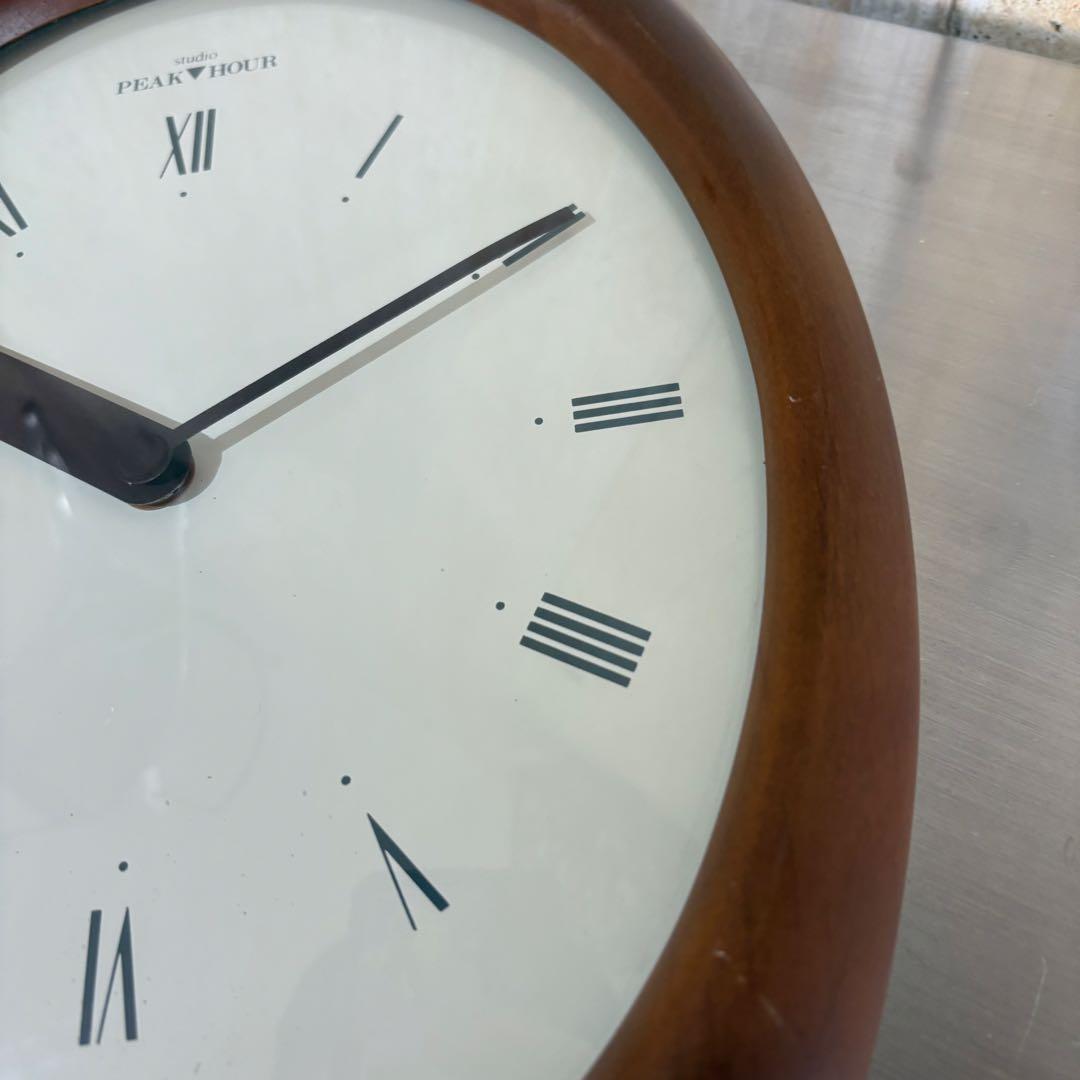 studio PEAK▼HOUR 壁掛時計 オーバルウォールクロック
