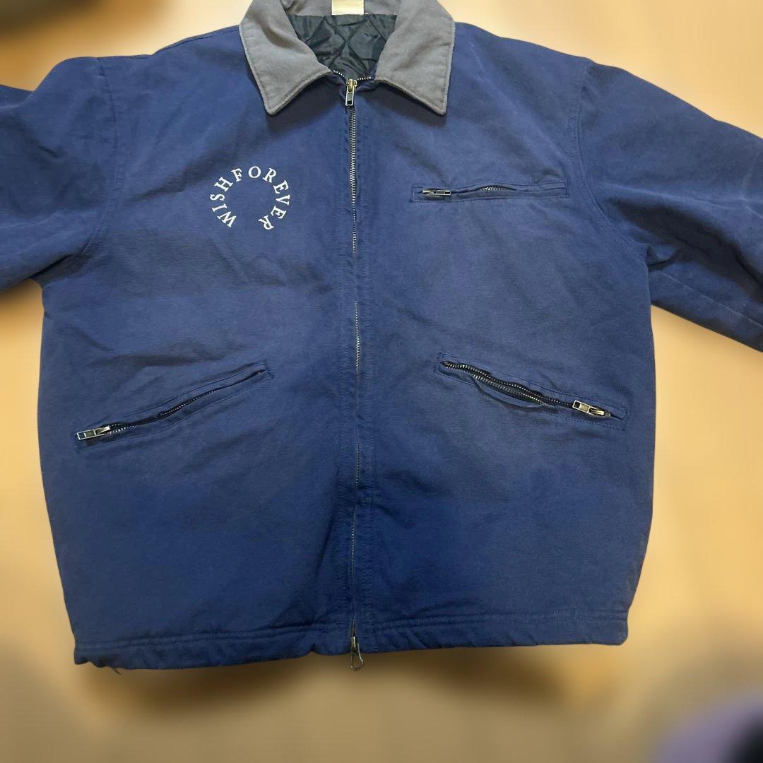 WISH FOREVER ネイビー ワークジャケット