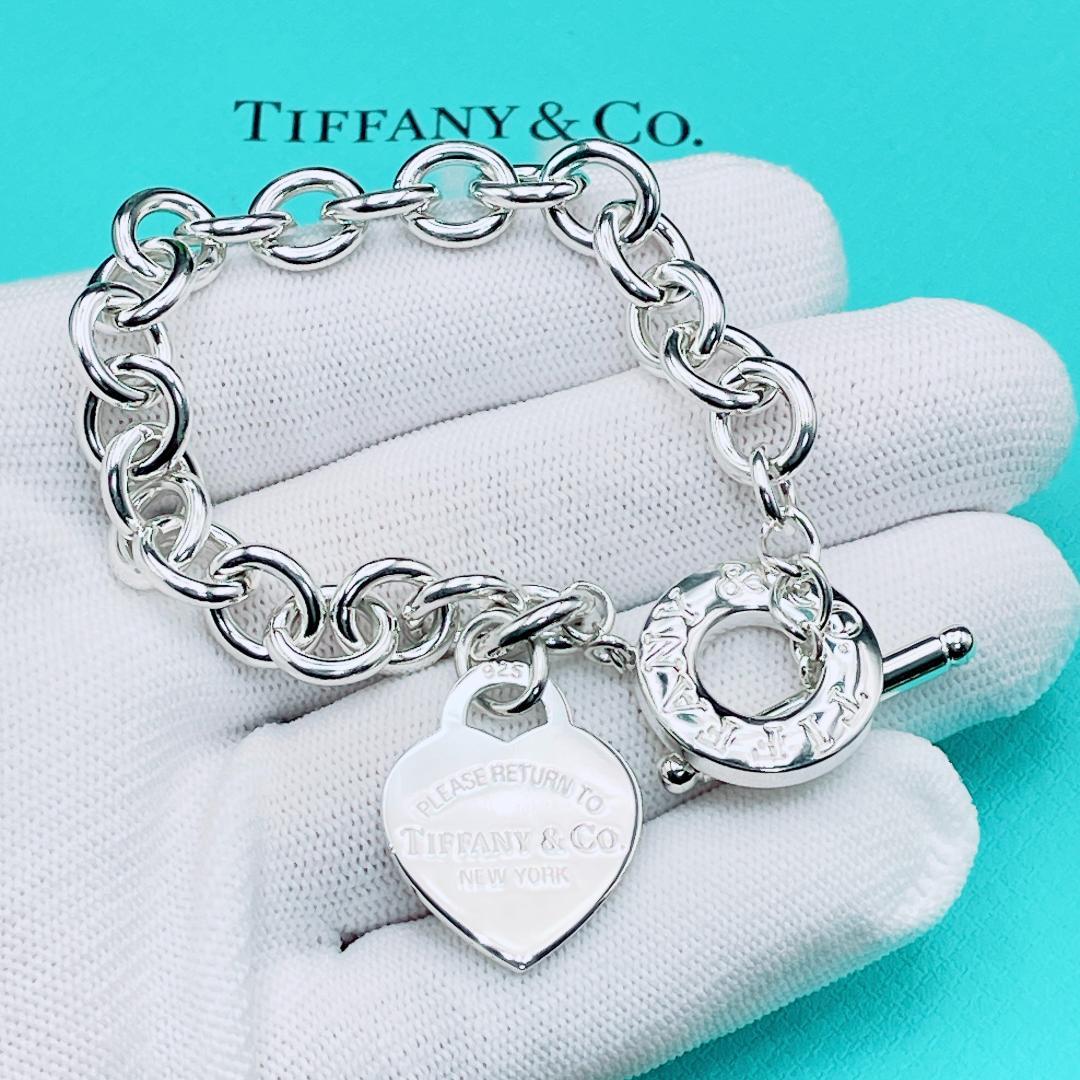 ◇ティファニー◇ 新品仕上済 リターントゥ ハート トグル ブレスレット 41g