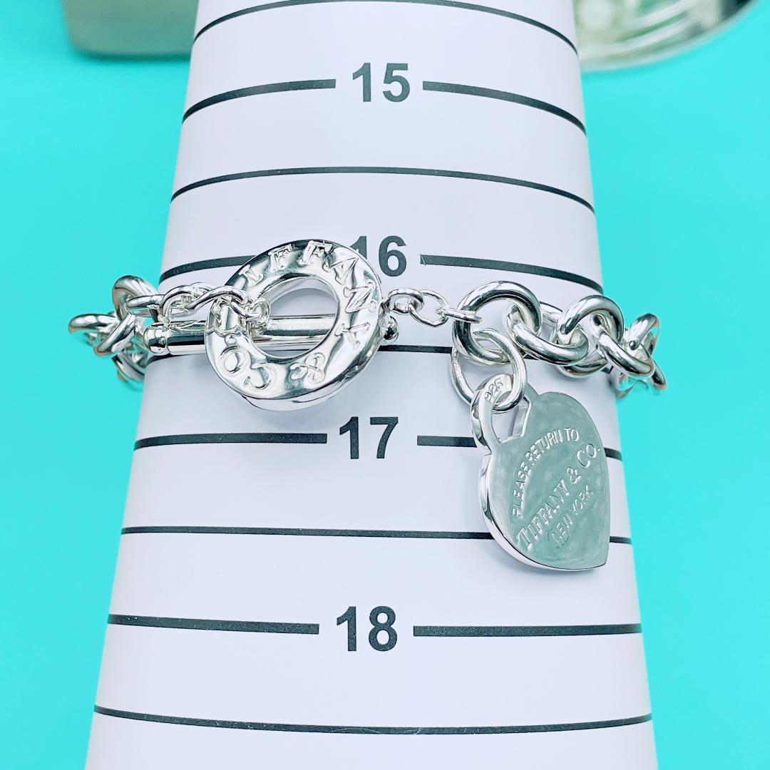 ◇ティファニー◇ 新品仕上済 リターントゥ ハート トグル ブレスレット 41g