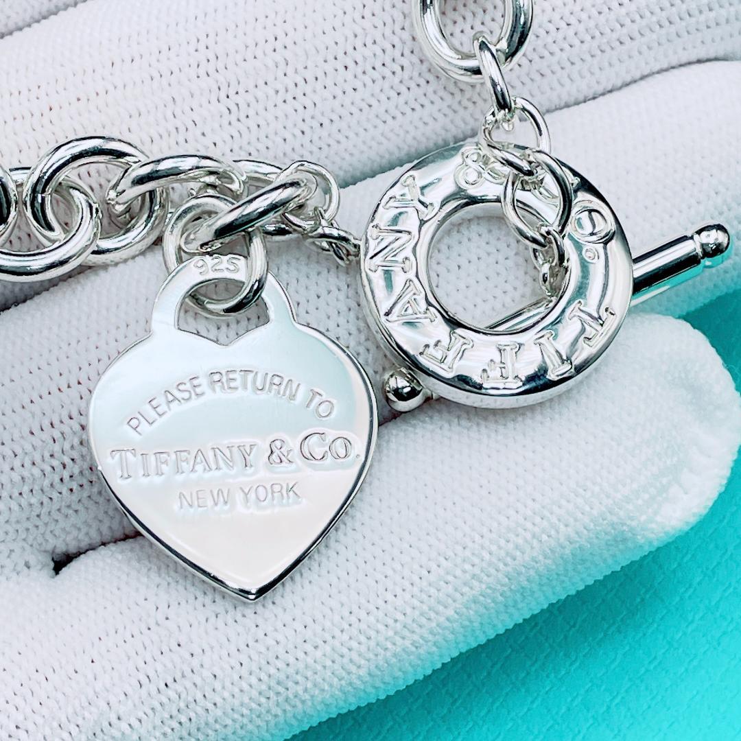 ◇ティファニー◇ 新品仕上済 リターントゥ ハート トグル ブレスレット 41g