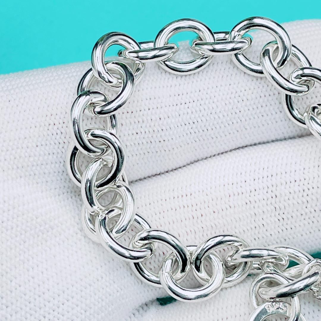 ◇ティファニー◇ 新品仕上済 リターントゥ ハート トグル ブレスレット 41g