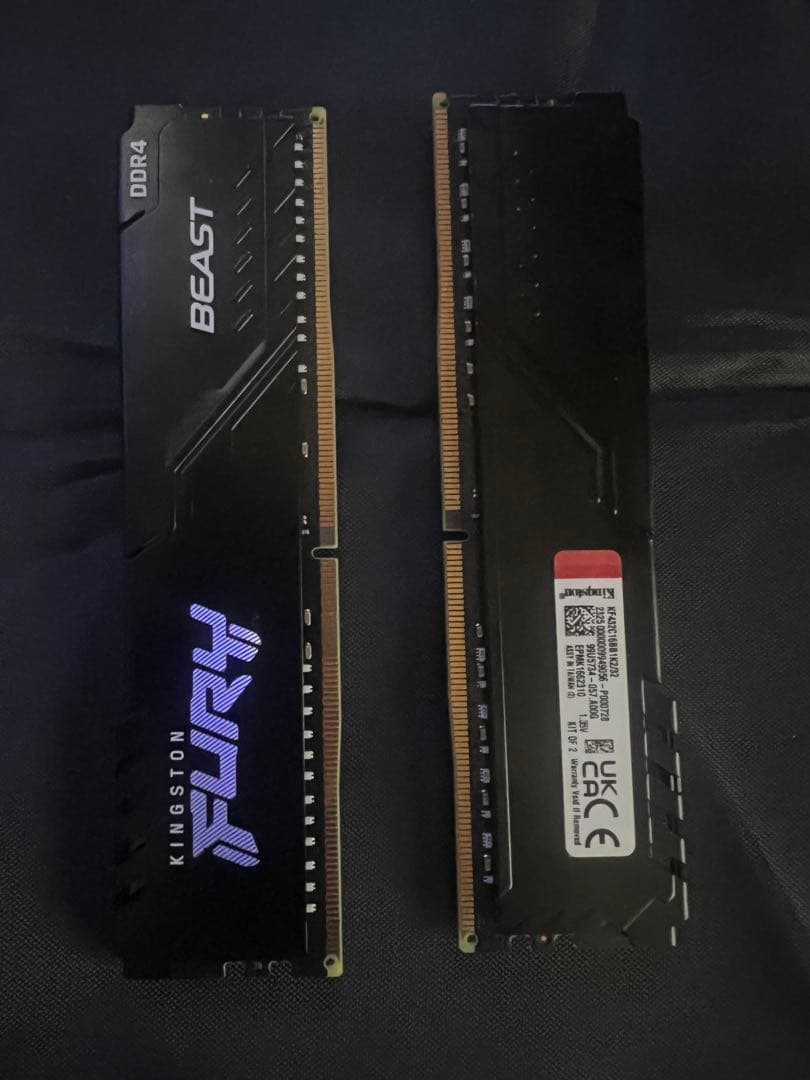 KINGSTON FURY BEAST DDR4 メモリー　16GB×2