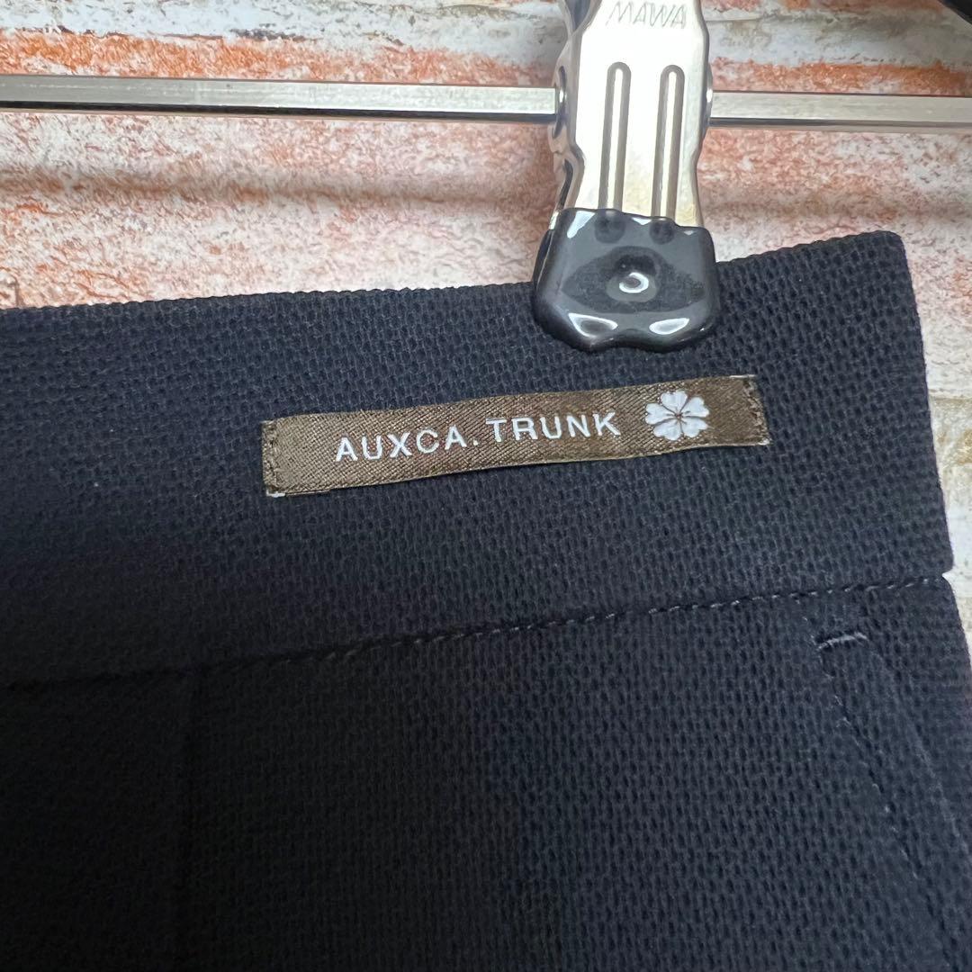 (未使用級)オーカトランク　ノーカラー　コットン　パンツスーツセットアップ　紺色