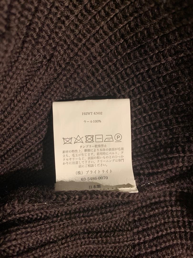 最終値下げ！　WRYHT ニットジャンプスーツ　ブラウン