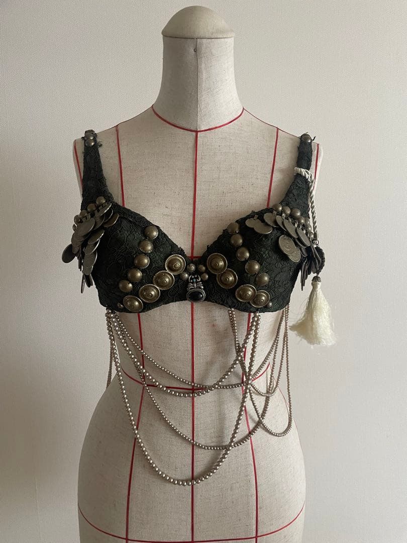 手作り衣装　ベリーダンス　ブラ　パンツセット