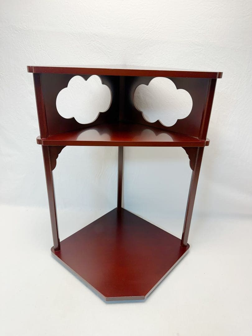 美品 茶道具 好文棚 惺斎好写 溜塗 茶棚 元箱