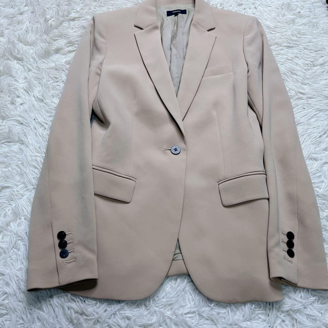 Theory セオリー 20ss パンツスーツ セットアップ ベージュ 0