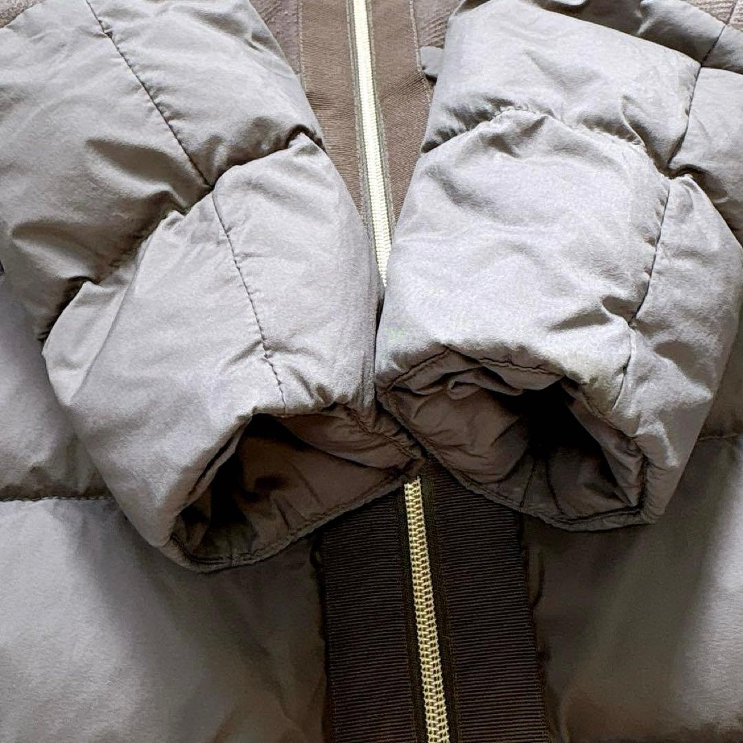 【SALE】サイズ44✨HERNO 異素材ドッキング　ダウンコート　フード
