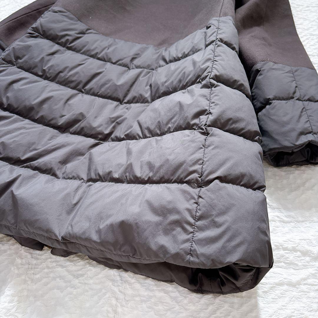 【SALE】サイズ44✨HERNO 異素材ドッキング　ダウンコート　フード