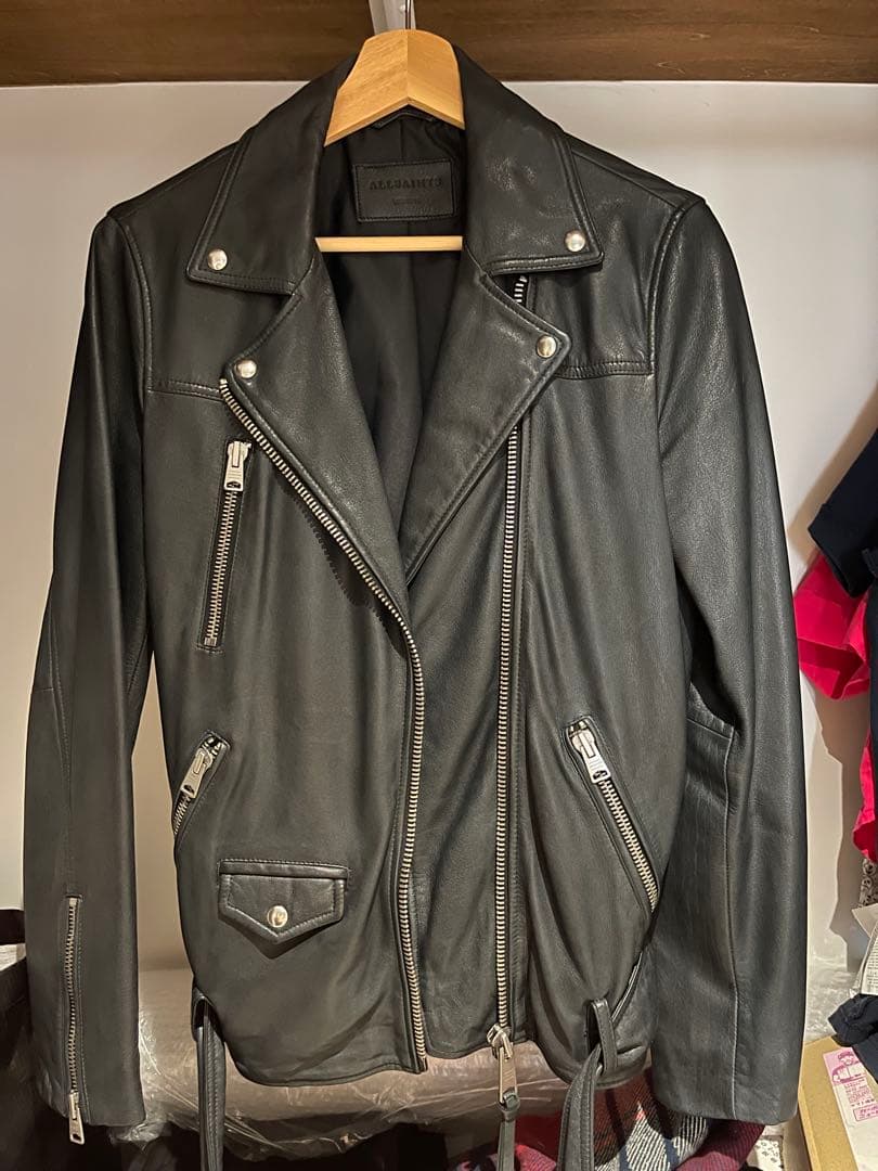g*]様 【美品】ALLSAINTS オールセインツ レザー ライダースジャケッ