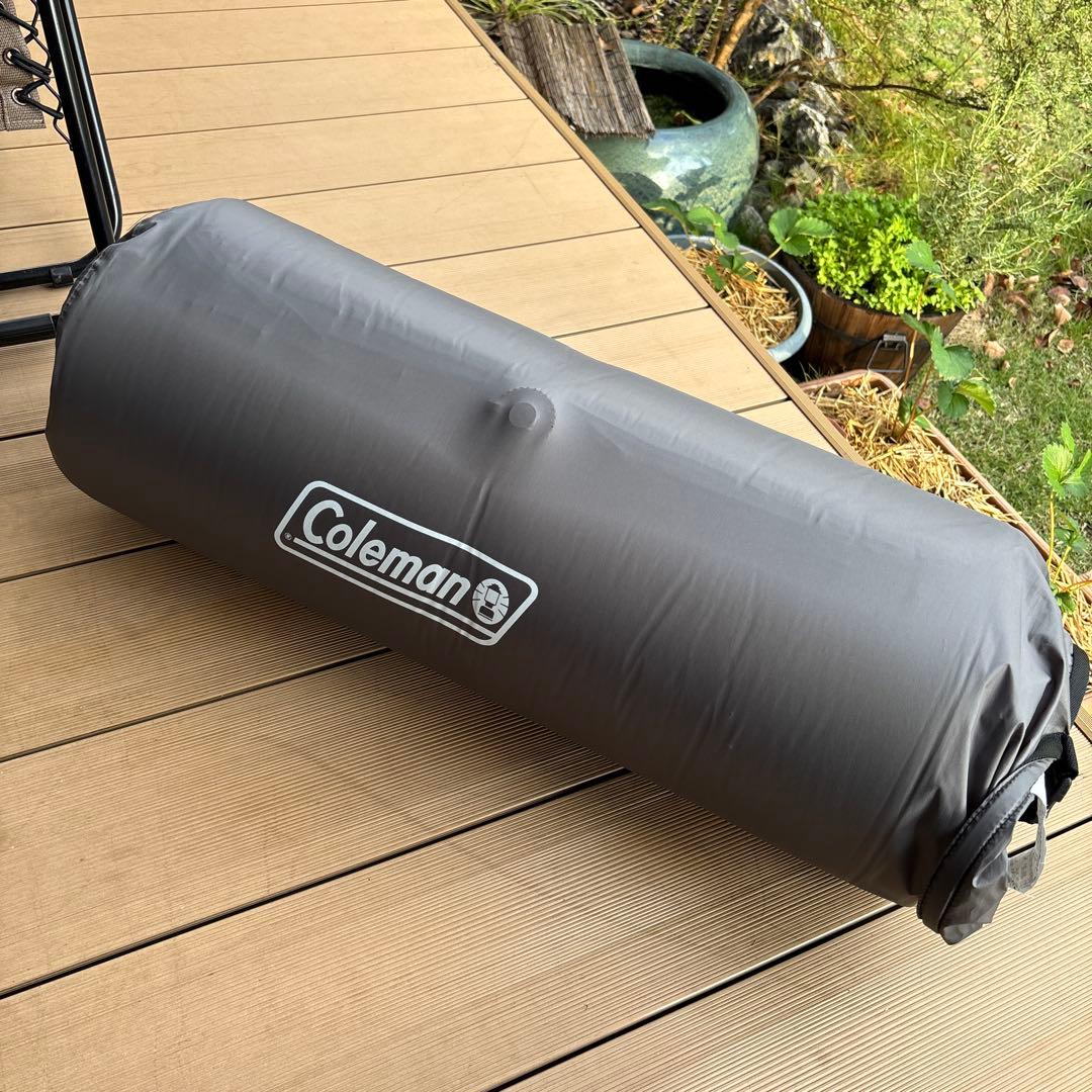 【実使用なし美品】キャンパーインフレーターマットハイピーク/シングル　コールマン