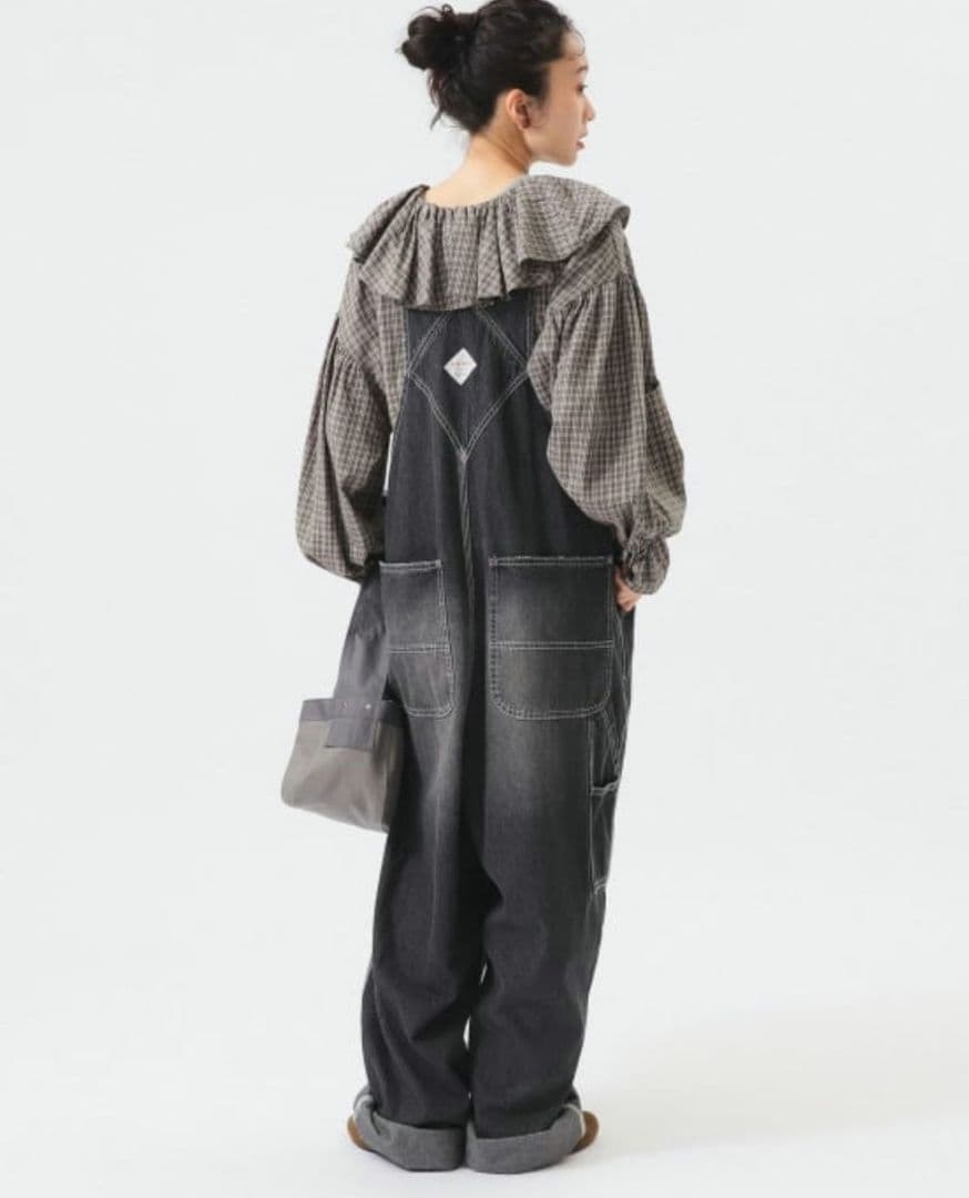 【別注】BIGMAC / リペア オーバーオール ブラック M