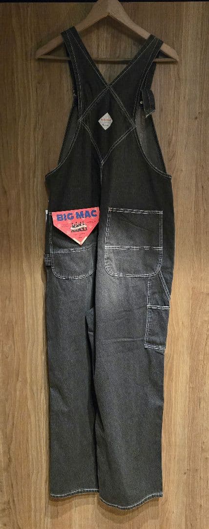 【別注】BIGMAC / リペア オーバーオール ブラック M