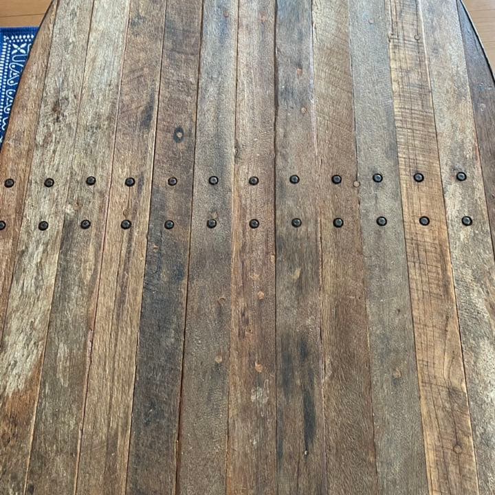 古材アイアンウッドテーブル