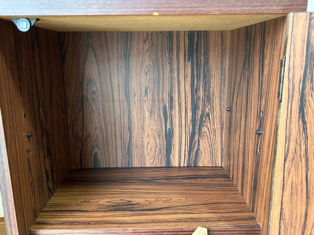 昭和レトロ 飾り棚　キャビネット ヴィンテージ　ミッドセンチュリー　収納　当時物