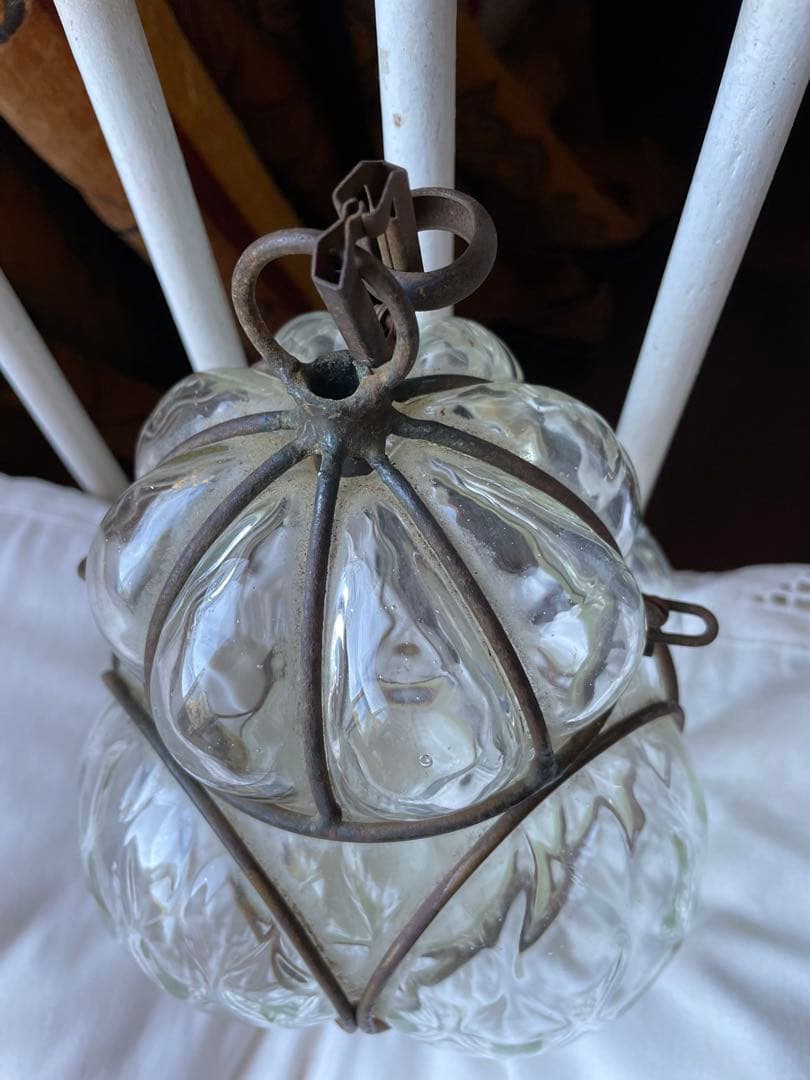 Takashiムラーノ　ガラス　ペンダントライト　ランプ　シェードレア