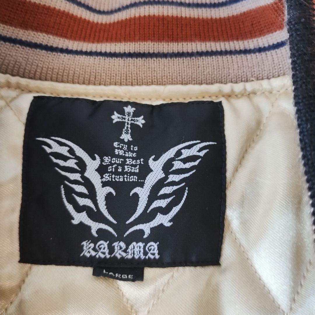 90s KARMA 日本 美品 スカジャン 別珍 unisex vintage
