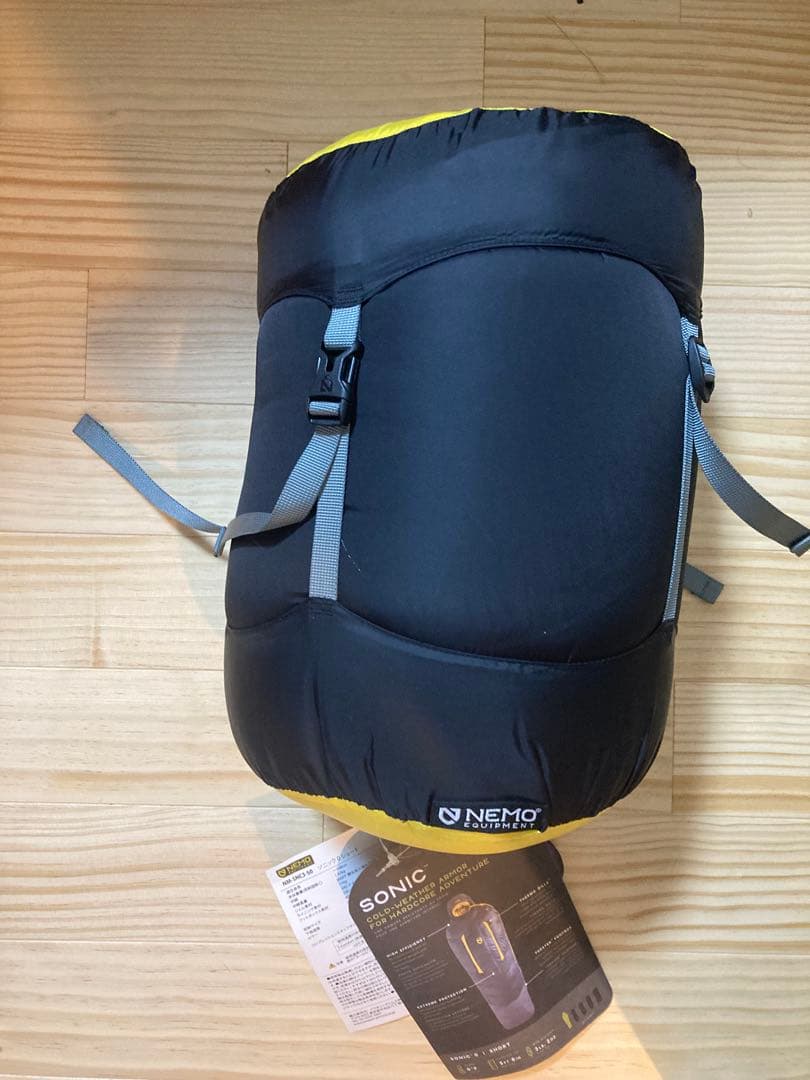 【新品】 NEMO ニーモ　ソニック sonic　0 ショート　シュラフ　ダウン