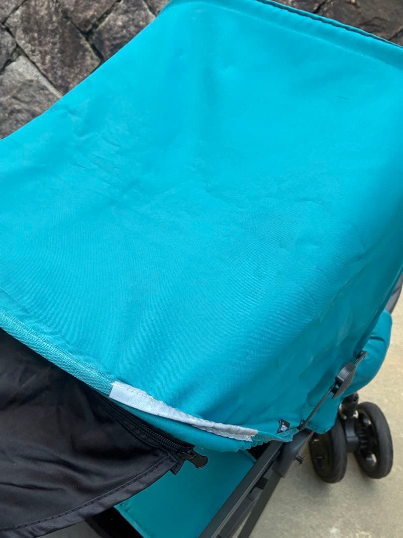 美品　Joovy Ultralight 二人乗りベビーカー　未使用レインカバー付