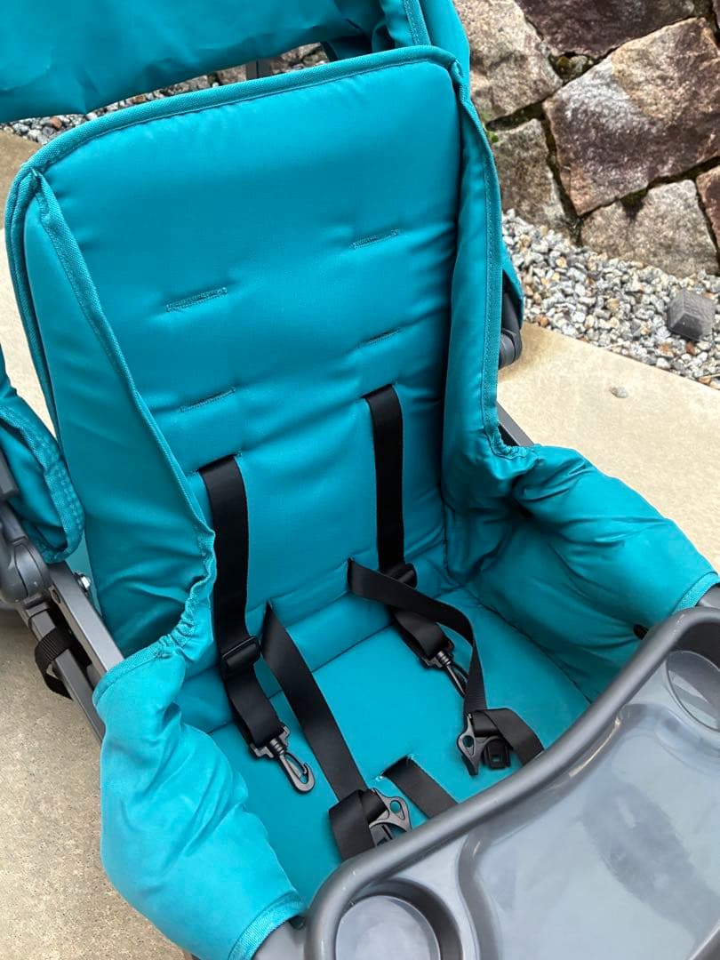 美品　Joovy Ultralight 二人乗りベビーカー　未使用レインカバー付