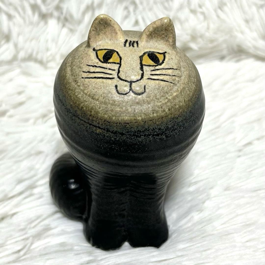 美品 リサラーソン マヤ 猫 キャット 置物 オブジェ 北欧 インテリア 陶器