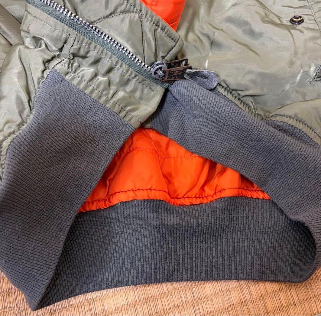 【90's アメリカ製】ALPHA INDUSTRIES MA-1 L