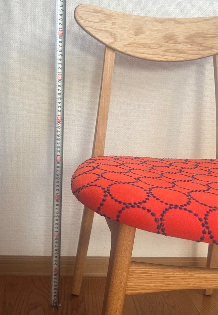 ぷりん様　国産無垢材チェア× ミナペルホネン　①