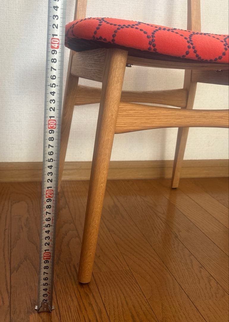 ぷりん様　国産無垢材チェア× ミナペルホネン　①