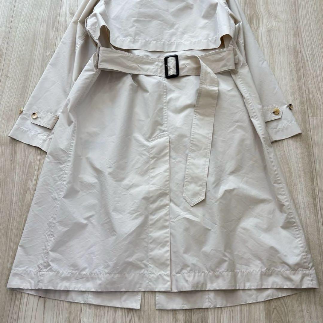 【極美品】マーガレットハウエル 23SS ステンカラーコート オフホワイト Ⅱ