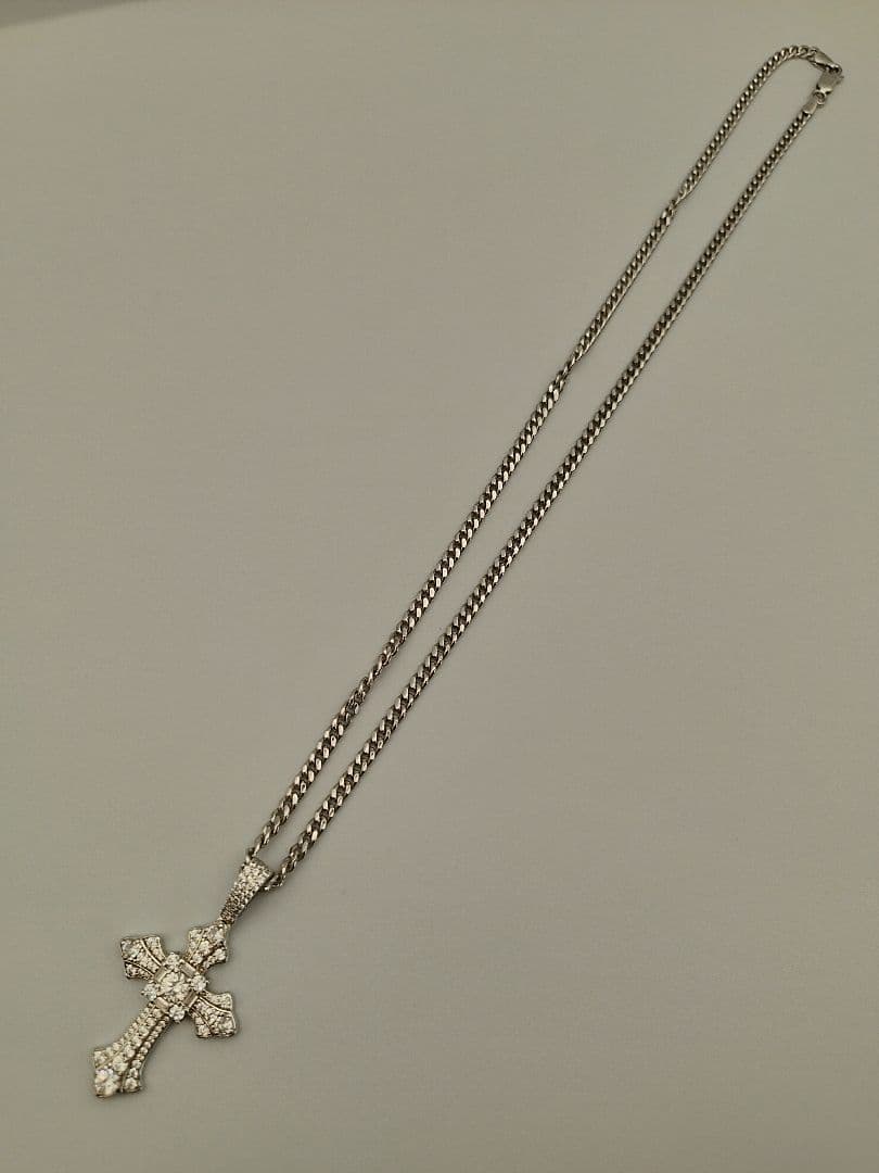 アヴァランチ ネックレス クロス silver925 シルバー925 ジルコニア