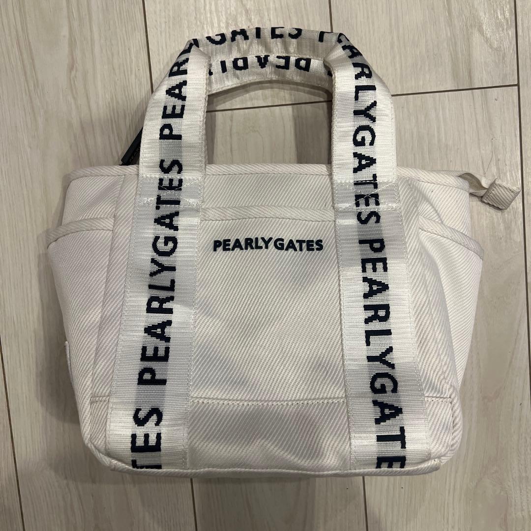 PEARLY GATES ホワイトカートバッグ