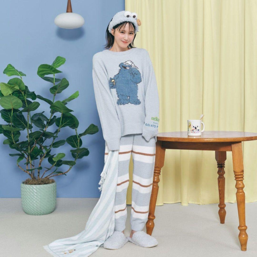 専用！美品 ジェラートピケ セサミストリート クッキーモンスター ルームウェア