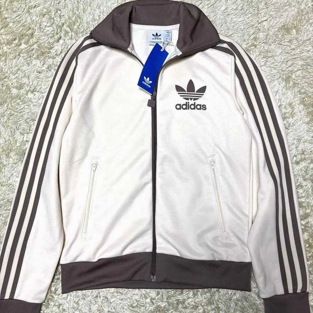 新品未使用 adidas アディダス トラックジャケット トレフォイル ベージュ