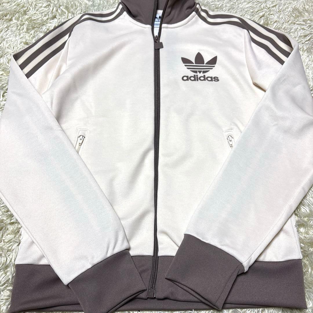 新品未使用 adidas アディダス トラックジャケット トレフォイル ベージュ