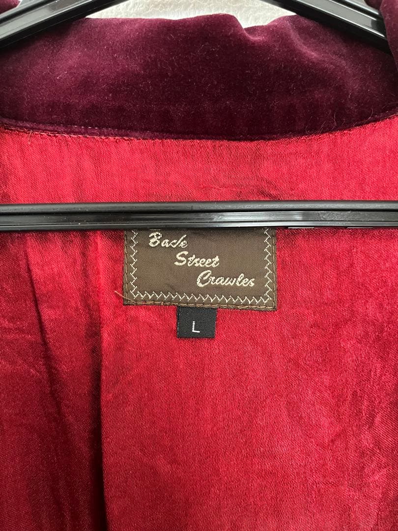 Back Street Crawlers スカジャン L バーガンディ