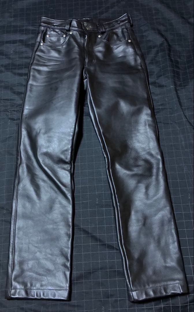 SCHOTT ショット レザーパンツ革 ブラック 30