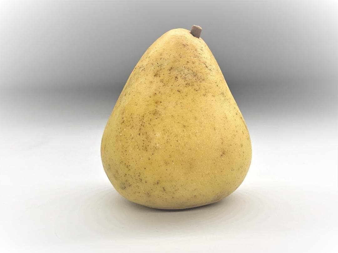 【 古代方解石アラバスター 】『洋ナシPear』　伊国製アンティーク