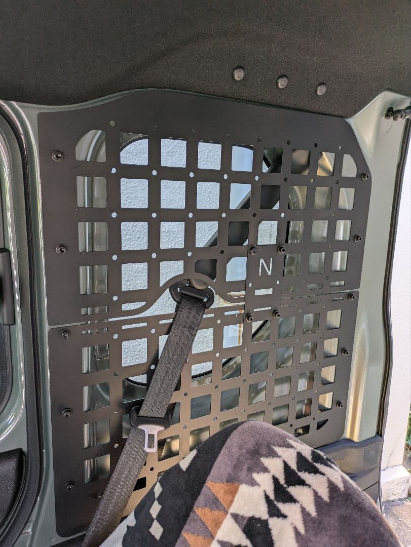 N-VANインナーメッシュパネル 片側のみ　1.6ミリ　無塗装品