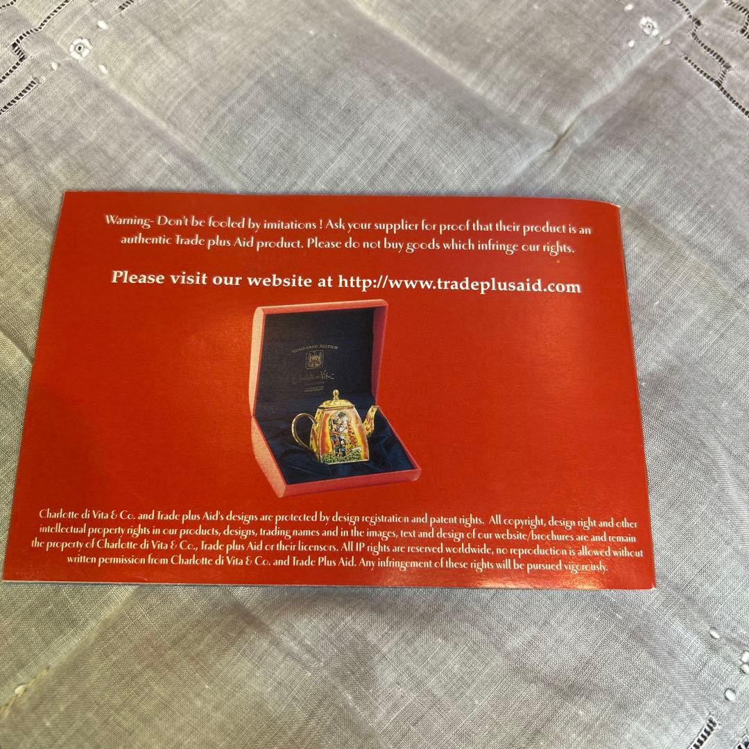 未使用シャルロットディヴィータミニチュアティーポットルノアールピアノを弾く少女達