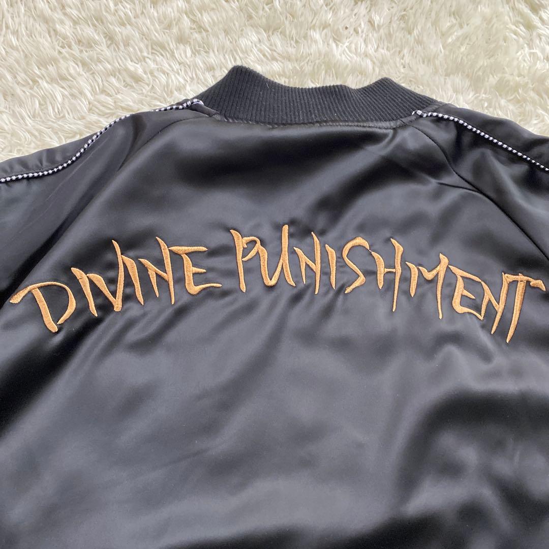 ○抜刀娘 スカジャン リバーシブル2way 超豪華刺繍 和柄　サイズXL