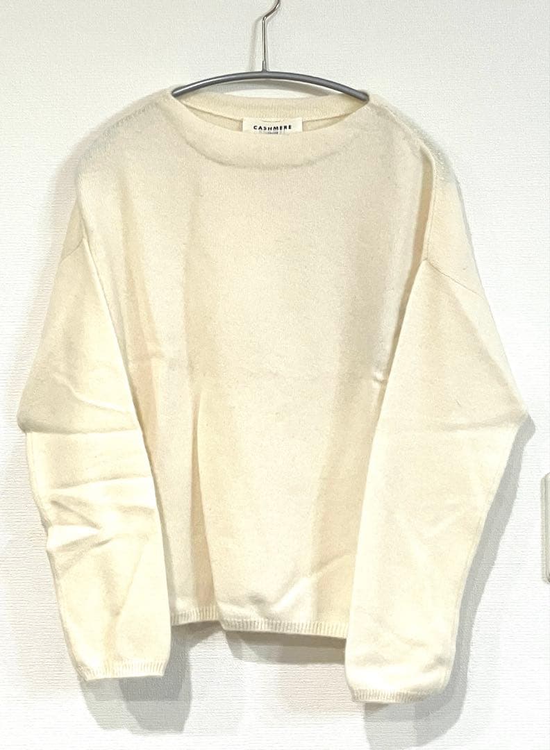 くろわっさん様　ships for woman カシミヤボートネックプルオーバー