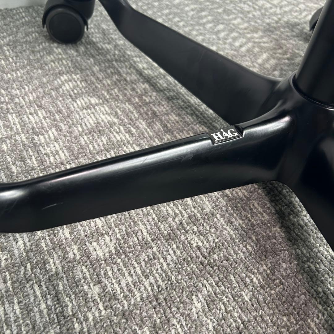 【B】オフィスチェア HAG Capisco ホーグ カピスコ 布張 　ブラック