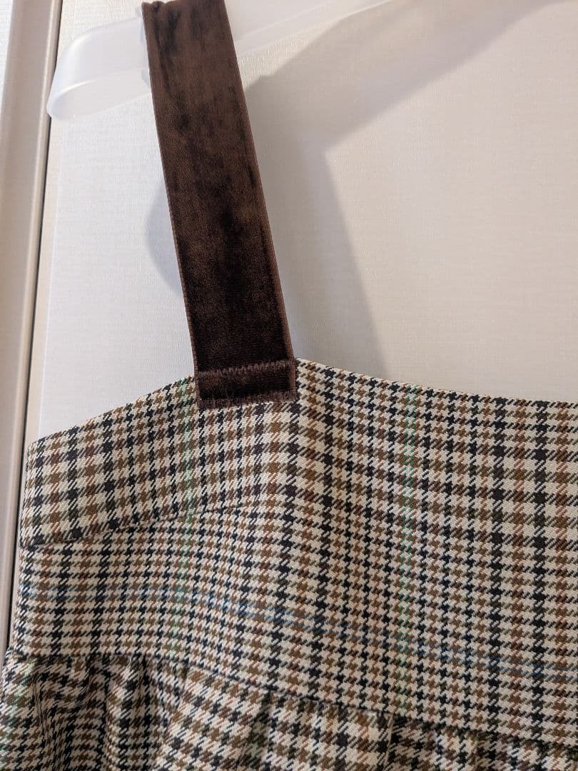 新品タグ付きTODAYFUL Check Wide Combinaison　36