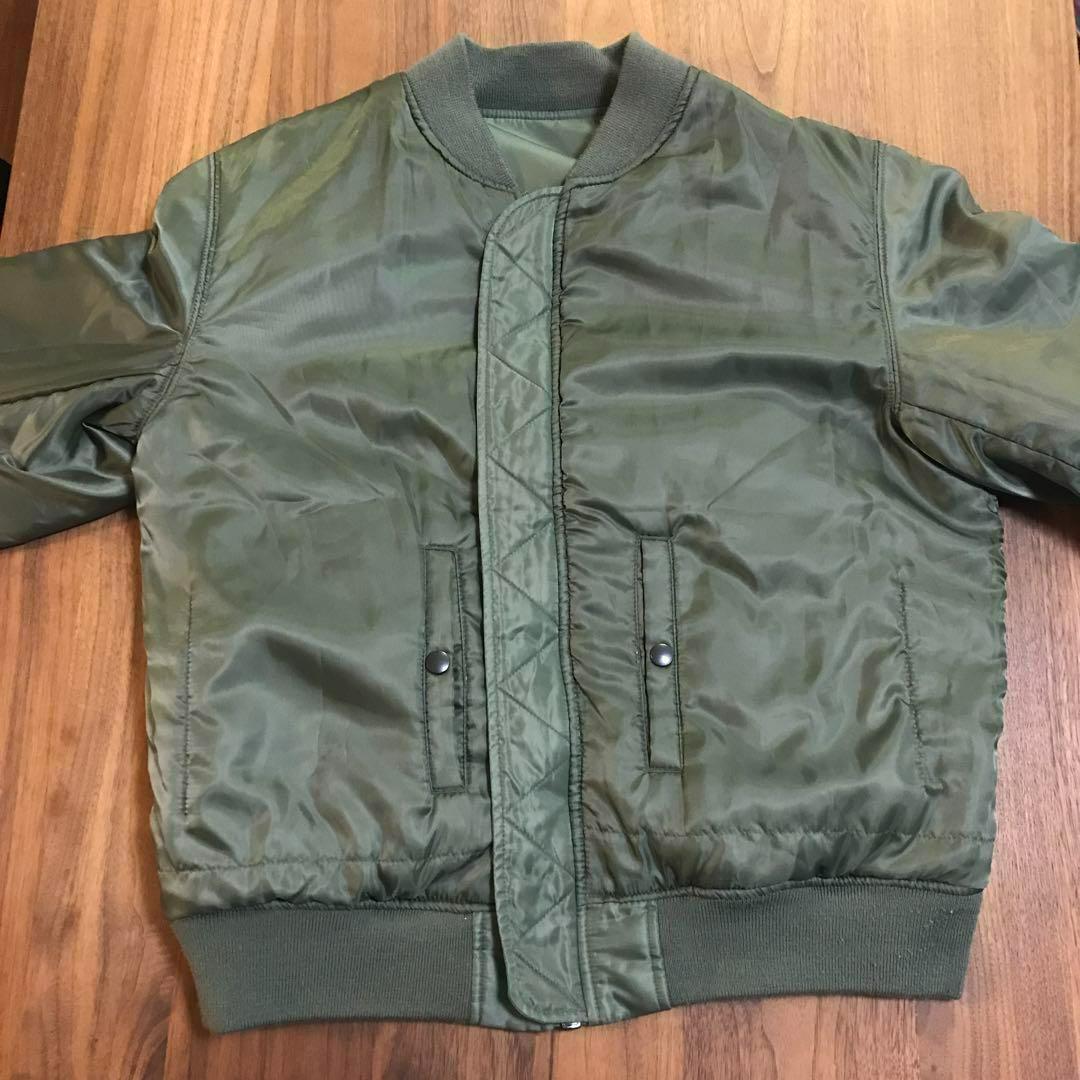 AVIREXアヴィレックスフライトジャケットXLマルチポケットステンシルMA-1