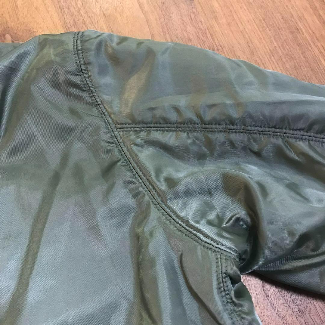 AVIREXアヴィレックスフライトジャケットXLマルチポケットステンシルMA-1